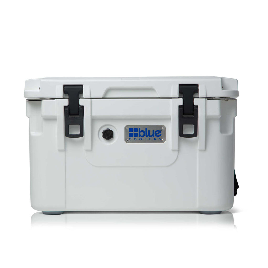 Reef Donkey | 30 Qt Companion Ice Vault Roto Molded Blue Cooler WITH Marine Grade RD Topper
