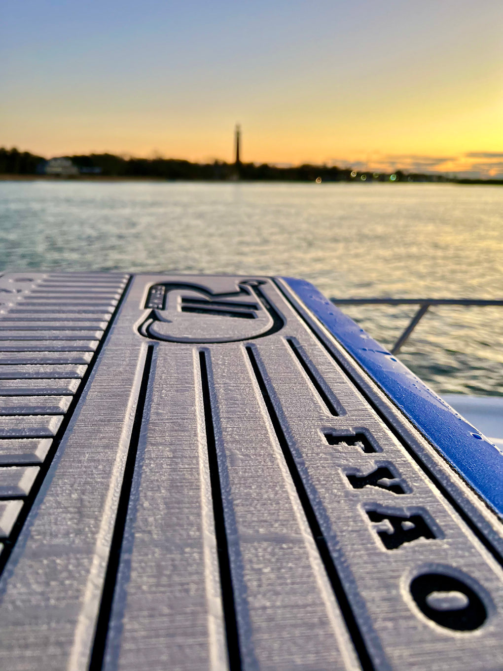 Reef Donkey | 60 Qt Ice Vault Roto Molded Blue Cooler WITH Marine Grade RD Topper